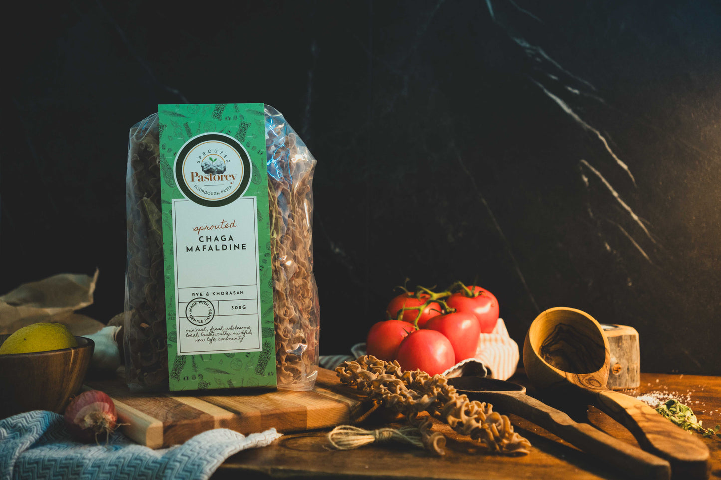 Organic Sprouted Sourdough Chaga Mafaldine