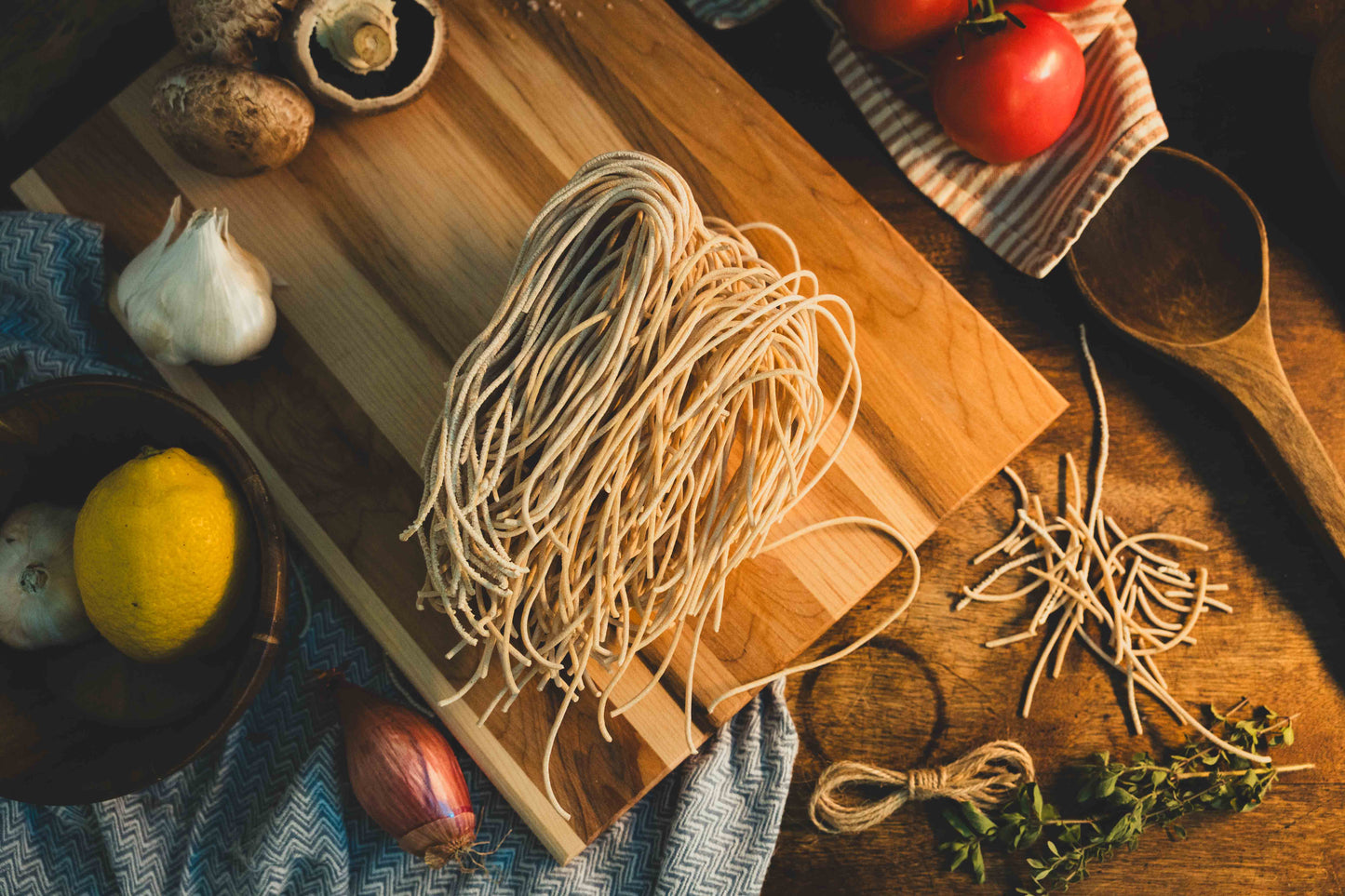 Organic Sprouted Sourdough Lions Mane Spaghetti